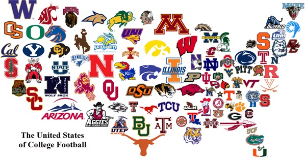 College Football Teams You Have Watched